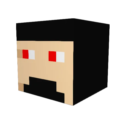 Gardex1 Minecraft avatar head, 3D render