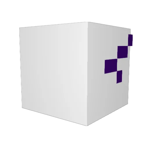 Gardr Minecraft avatar head, 3D render