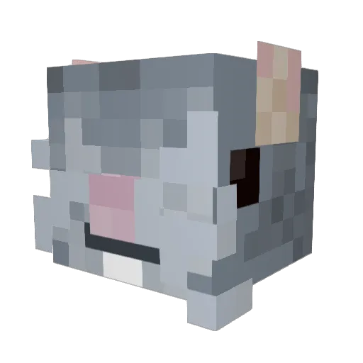 GareBearGame Minecraft avatar head, 3D render