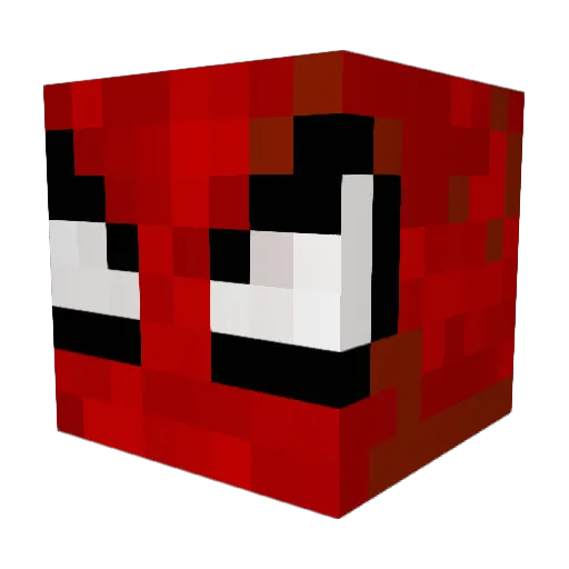 GarethMike Minecraft avatar head, 3D render