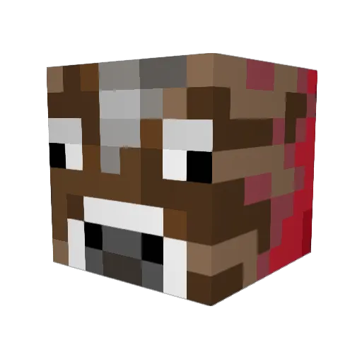 Garewolf88 Minecraft avatar head, 3D render
