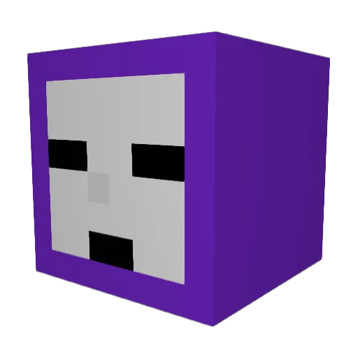GarfBurger69 Minecraft avatar head, 3D render