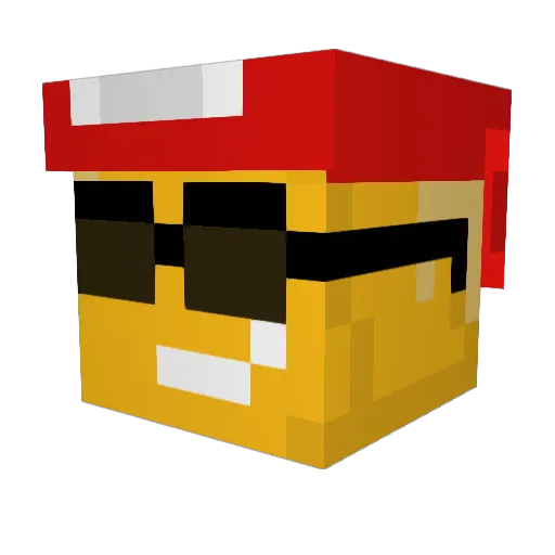 Garfield1903 Minecraft avatar head, 3D render