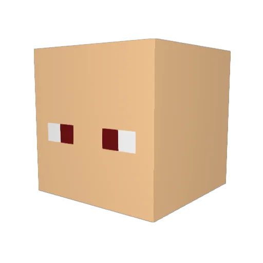 GarfieldBLM Minecraft avatar head, 3D render