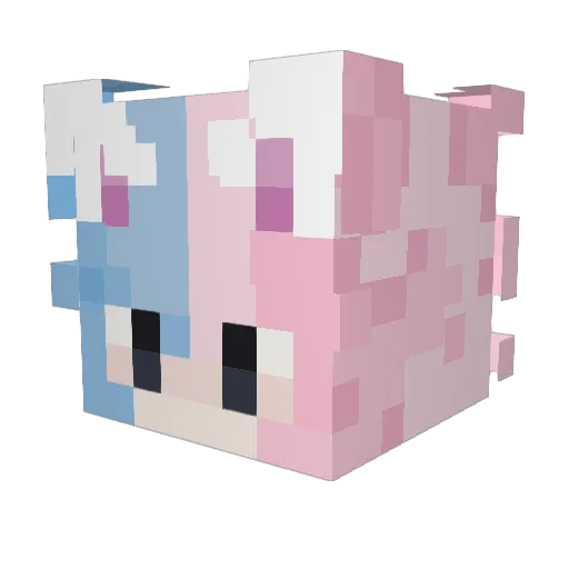 GarfieldBong Minecraft avatar head, 3D render