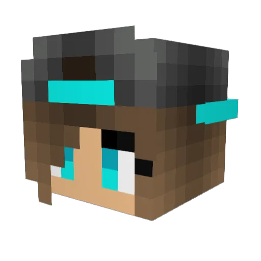 GarfieldUFatCat Minecraft avatar head, 3D render