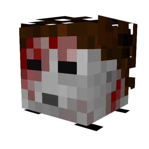 GarfieldsLeg Minecraft avatar head, 3D render