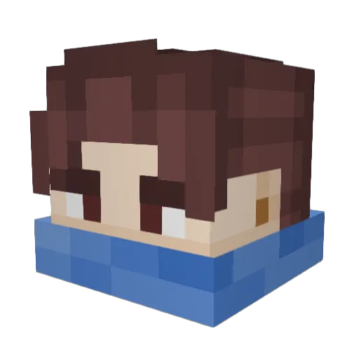 Garftastic Minecraft avatar head, 3D render