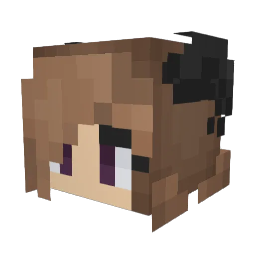 Gargalos Minecraft avatar head, 3D render