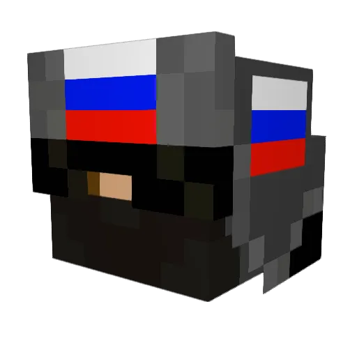 Gargamel_CZEU Minecraft avatar head, 3D render