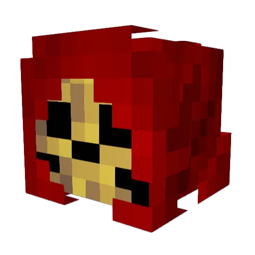 Garganoid01 Minecraft avatar head, 3D render