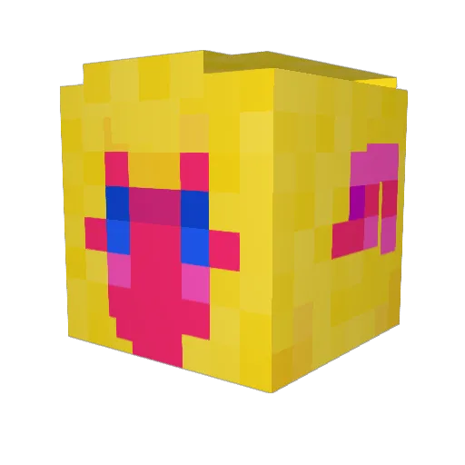 Garglestone Minecraft avatar head, 3D render