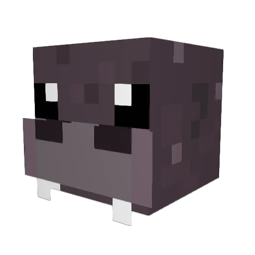 Gargolis Minecraft avatar head, 3D render