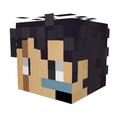 GargoyleProspect Minecraft avatar head, 3D render