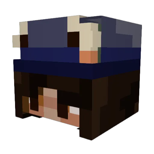 GargoyleRose Minecraft avatar head, 3D render
