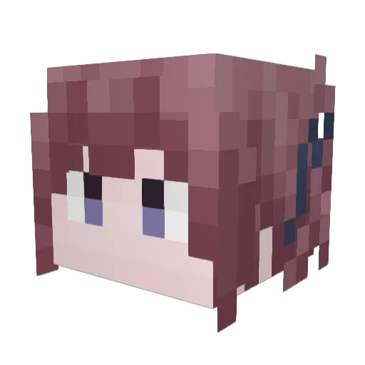 GargoyleSTTC Minecraft avatar head, 3D render