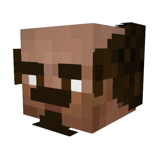 Garik_12 Minecraft avatar head, 3D render