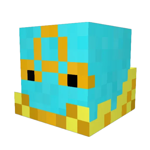 Garios_III Minecraft avatar head, 3D render