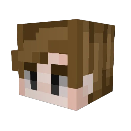 GarlicBread2210 Minecraft avatar head, 3D render