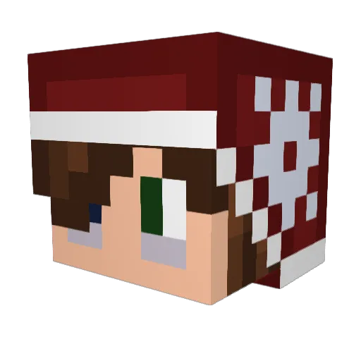 GarlicBread256 Minecraft avatar head, 3D render