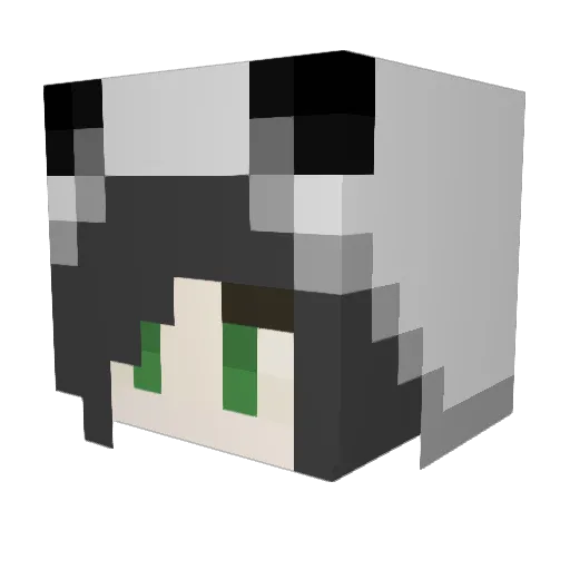 GarlicBread433 Minecraft avatar head, 3D render