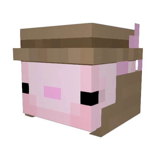 GarlicMan32 Minecraft avatar head, 3D render