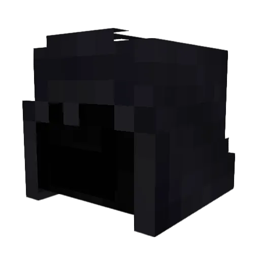 Garn3x Minecraft avatar head, 3D render