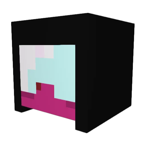 Garnet_Gemstone Minecraft avatar head, 3D render