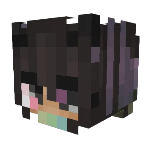 Garotaskye Minecraft avatar head, 3D render