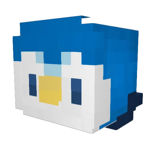 Garrett1960 Minecraft avatar head, 3D render