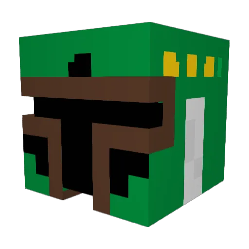 Garrett391 Minecraft avatar head, 3D render