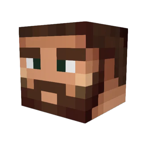 Garrett5816 Minecraft avatar head, 3D render