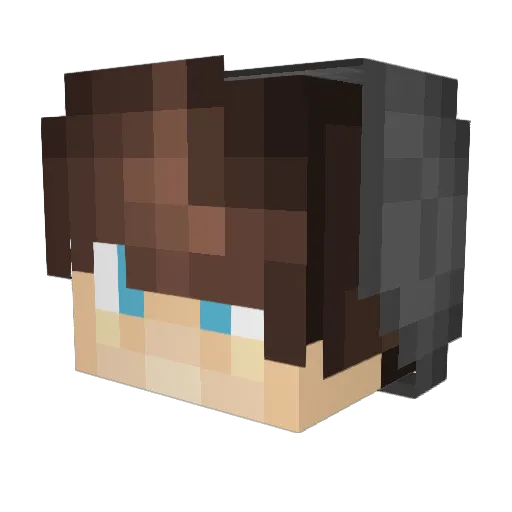 Garrett72398 Minecraft avatar head, 3D render