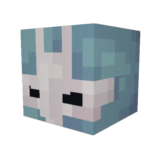 Garritt22 Minecraft avatar head, 3D render