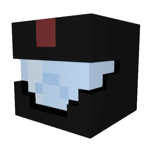 Garroll Minecraft avatar head, 3D render