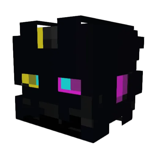 GarruLii Minecraft avatar head, 3D render