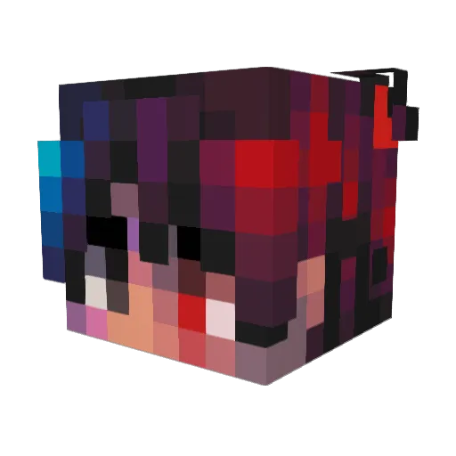 GarrusM Minecraft avatar head, 3D render