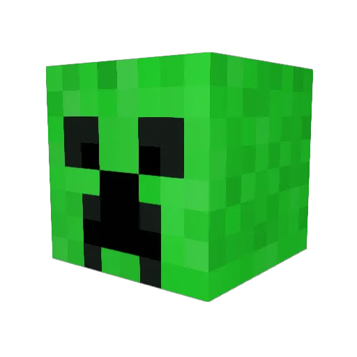 Garshmecky Minecraft avatar head, 3D render