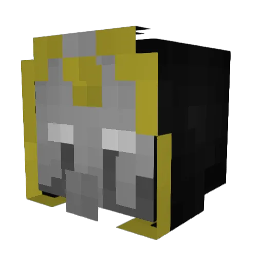 Garthen Minecraft avatar head, 3D render