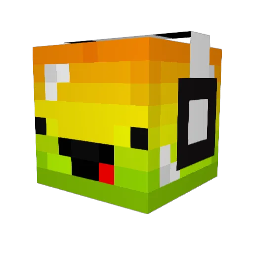 GarupSkywalker Minecraft avatar head, 3D render