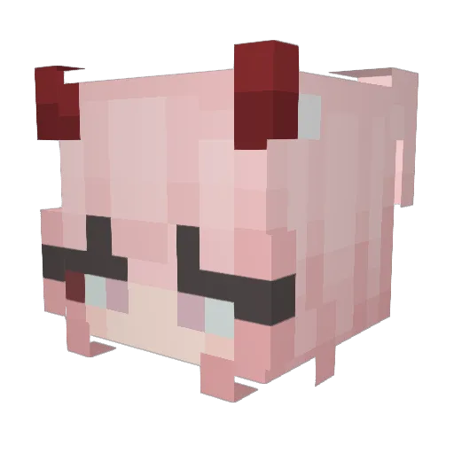 Gary1012e Minecraft avatar head, 3D render
