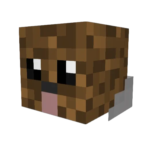 Gary562 Minecraft avatar head, 3D render