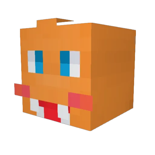Gary5658 Minecraft avatar head, 3D render