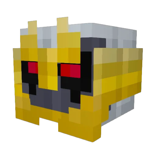 GaryAren Minecraft avatar head, 3D render