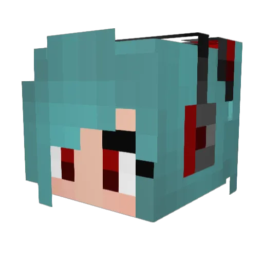 GaryGary27 Minecraft avatar head, 3D render