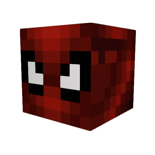 GaryGooberson Minecraft avatar head, 3D render