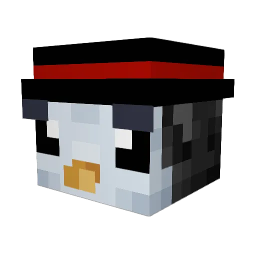 Gary_1321 Minecraft avatar head, 3D render