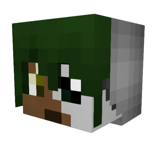 Gary_Wash1ngton Minecraft avatar head, 3D render
