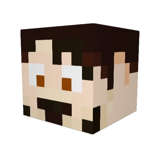 Gary_Za Minecraft avatar head, 3D render