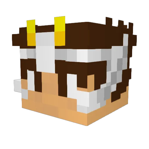 Garybros Minecraft avatar head, 3D render